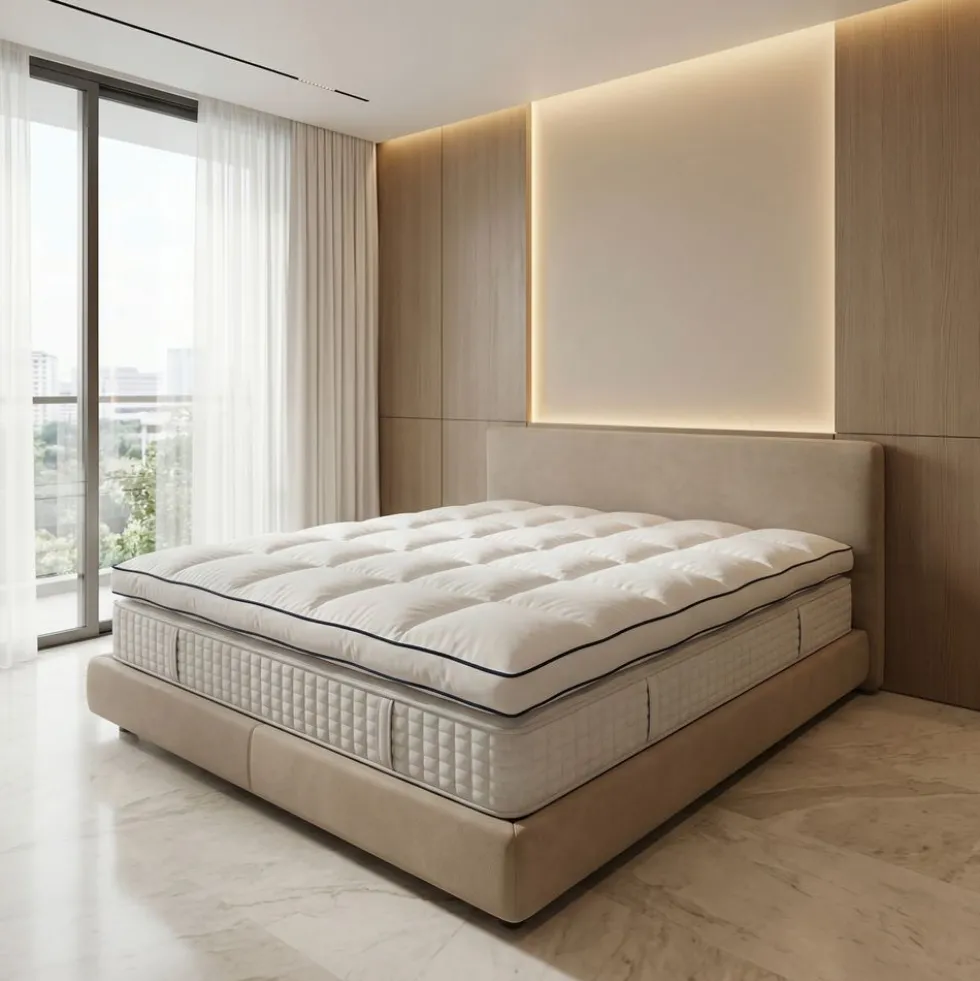 Topper Matrimoniale 160x200 Piuma d’Oca 9 cm – Nuvole