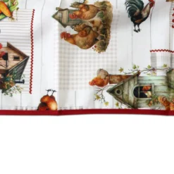 Tovaglia antimacchia Galline 150 x 300