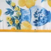 Tovaglia Antimacchia Hydro Frutta Disegno 4 Limoni e Vasi blu 140 x 180