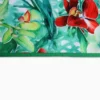 Tovaglia Antimacchia Hydro Flowers Disegno 2 Fiori bianchi e rossi 140 x 140