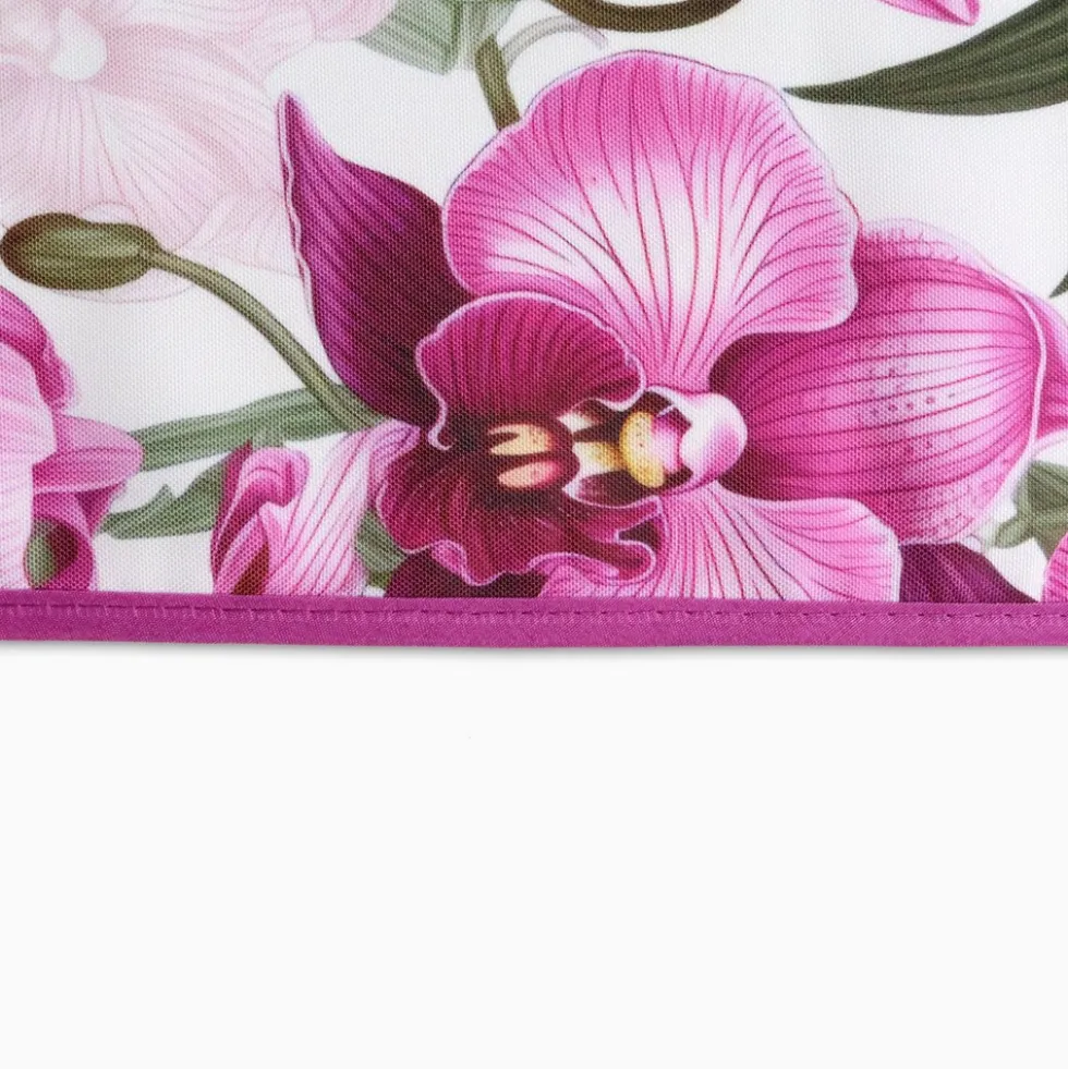 Tovaglia Antimacchia Hydro Flowers Disegno 1 Orchidee Viola 140 x 180