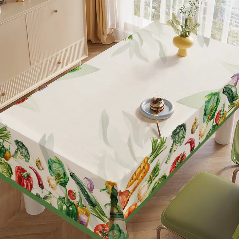 Tovaglia antimacchia Kiki Fancy Verdura 140 x 180