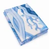 Tovaglia antimacchia Kiki Mare Stelle Conchiglie Alghe Azzurre 140x240