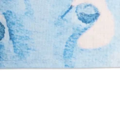 Tovaglia antimacchia Kiki Mare Stelle Conchiglie Alghe Azzurre 140x240