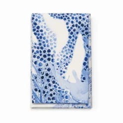 Tovaglia antimacchia Kiki Mare Coralli Mosaico Azzurri 140x140