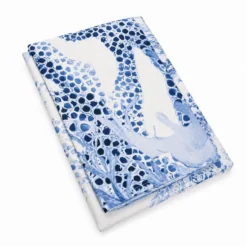 Tovaglia antimacchia Kiki Mare Coralli Mosaico Azzurri 140x240