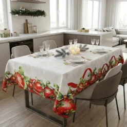 Tovaglia antimacchia Kiki XMAS Palle di Natale 140 x 140