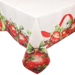 Tovaglia antimacchia Kiki XMAS Palle di Natale 140 x 140