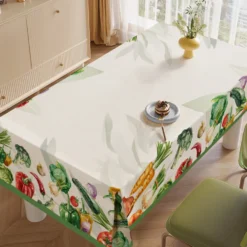 Tovaglia Antimacchia rotonda Kiki Fancy Verdura 180