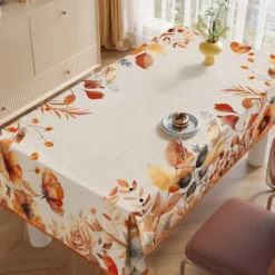 Tovaglia Antimacchia rotonda Kiki Fancy Fiori 180