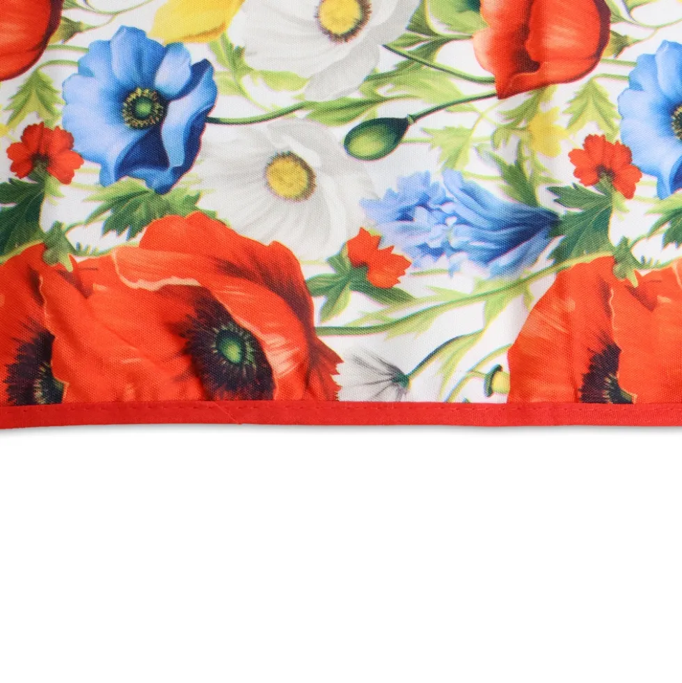 Tovaglia Antimacchia Splash Fiori di Prato Papaveri 140 x 300