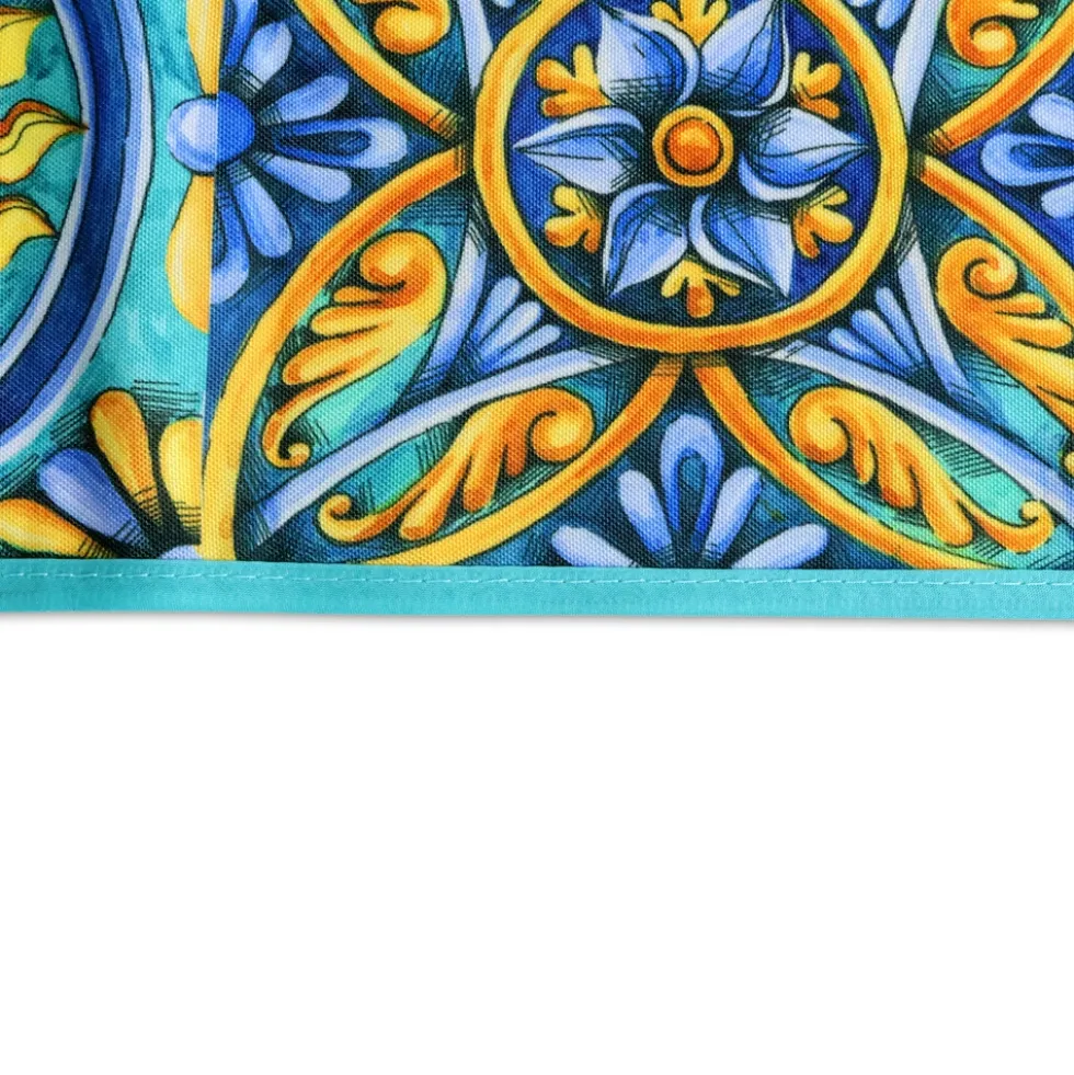 Tovaglia Antimacchia Splash Carmela Maiolica Acquamarina 140 x 230