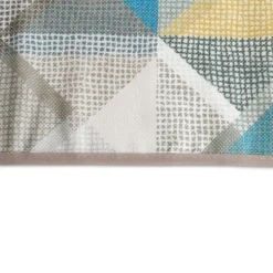 Tovaglia Antimacchia Splash Astratto Quadretti Puntini Tortora 140 x 180