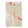 Tovaglia Magic Natale ASS. 6 Babbi fondo Beige 130 x 300