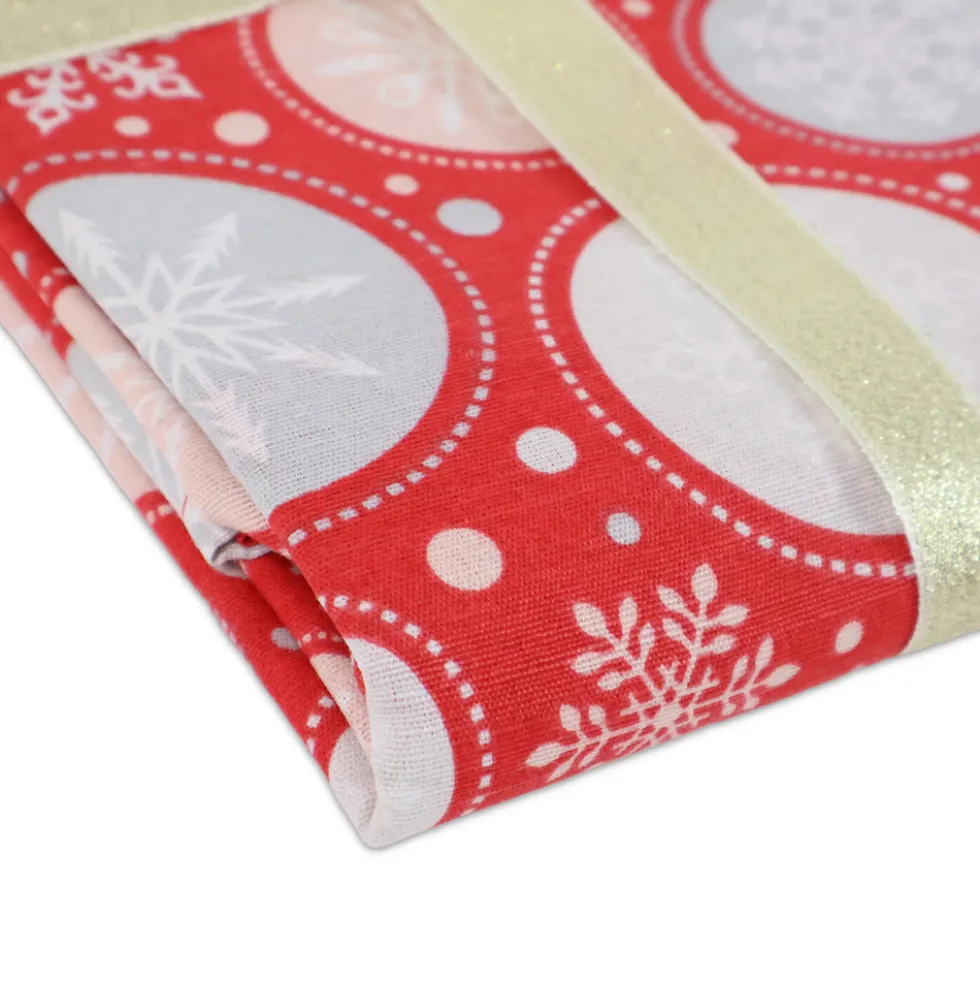 Tovaglia Magic Natale ASS. 4 Fiocchi di Neve 130 x 230