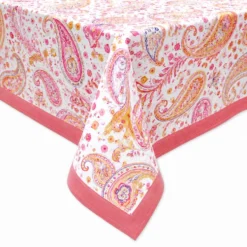 Tovaglia Resinata stampa digitale sailor cashmere Rosa 140 x 180