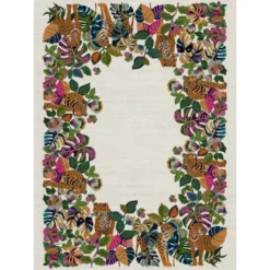 Tovaglia Tessitura Toscane Leoleaf Lino e Cotone 160 x 230