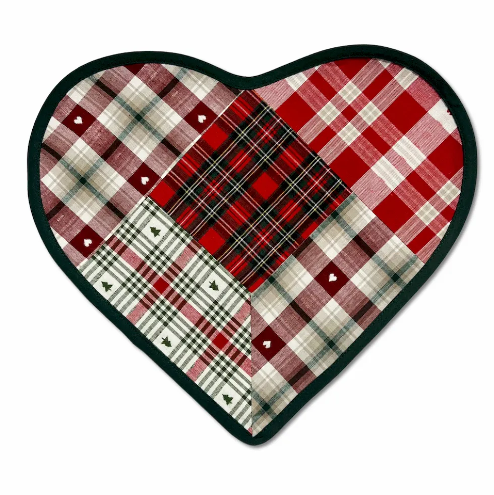 Tovaglietta Americana cuore patchwork