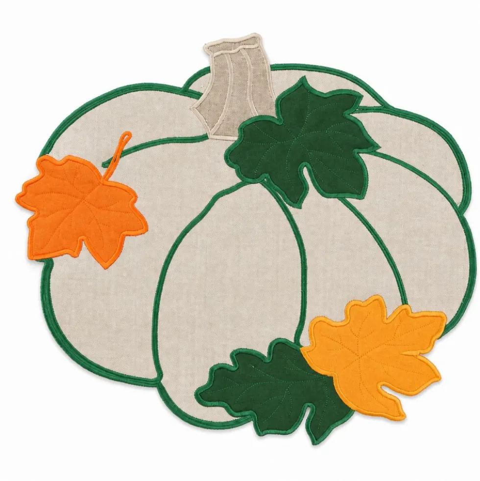 Tovaglietta Americana sagomata Zucca e Foliage