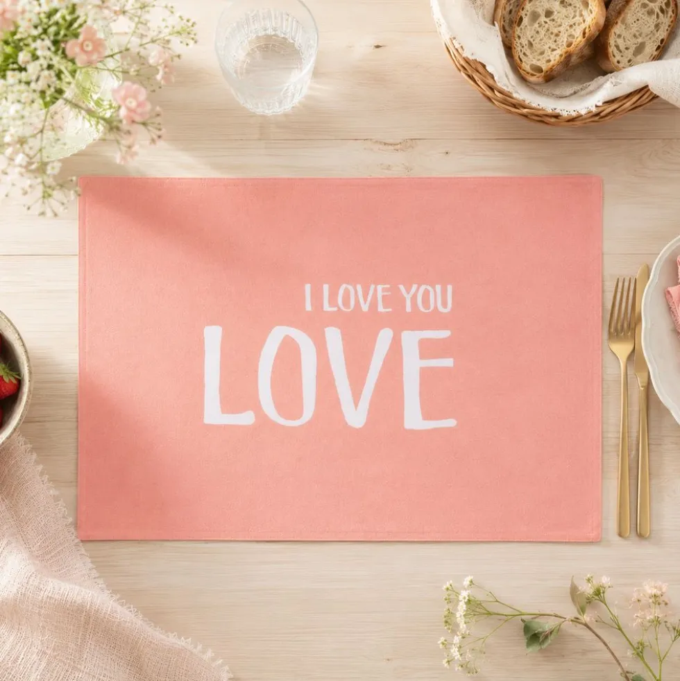 Tovaglietta Americana Spring I Love You