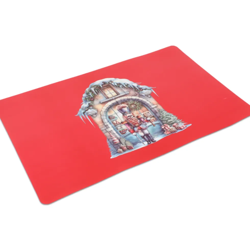 Tovaglietta Americana XMAS Vienna in PVC Casetta Schiaccianoci