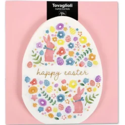 Tovaglioli Pasqua Uovo 33x33 cm | Confezione 15 Pezzi Carta Decorata