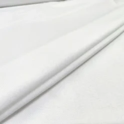 Tovagliolo su misura 100% Cotone Panama Cavalieri Bianco
