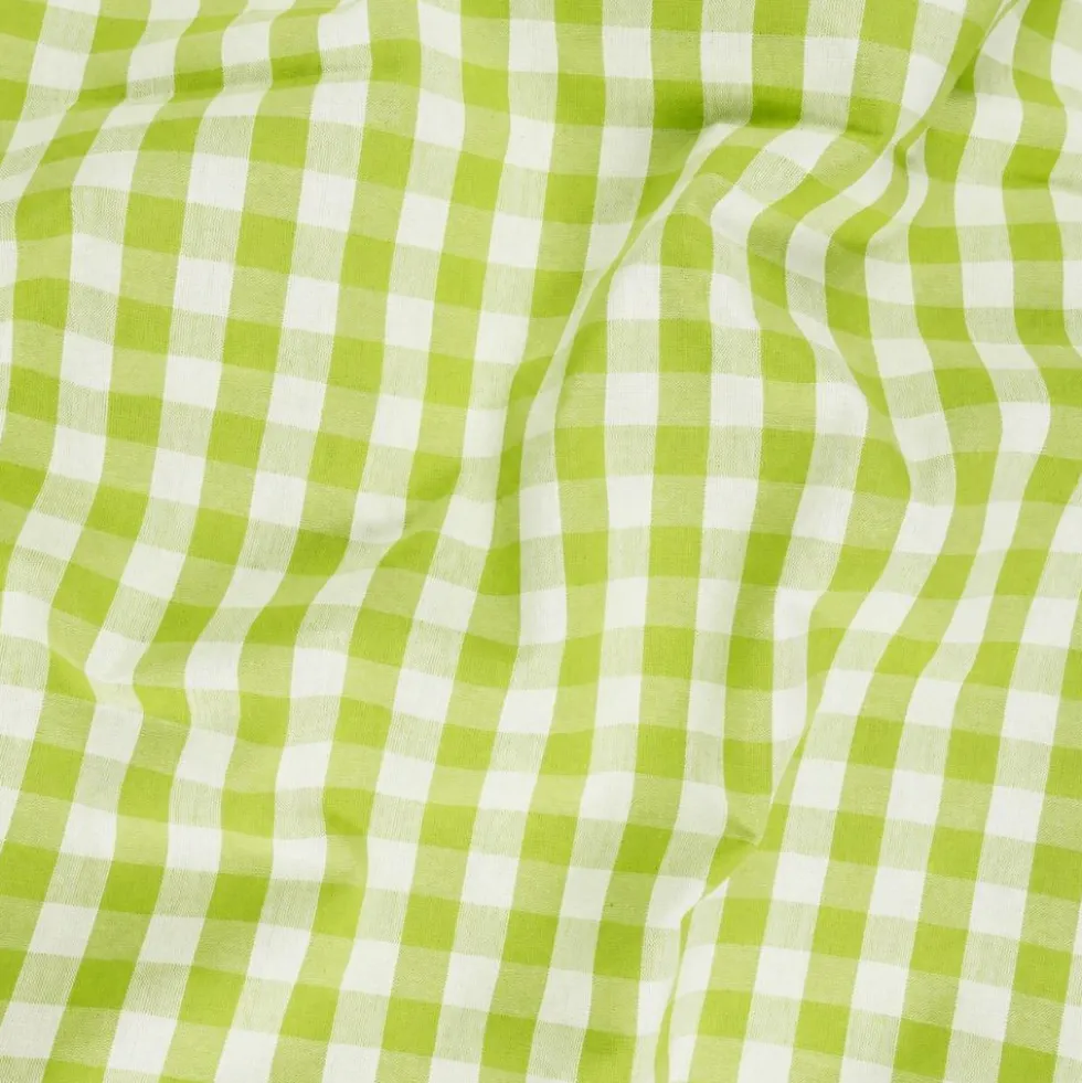 Tovagliolo su misura Indanthreen Quadretto Verde Lime