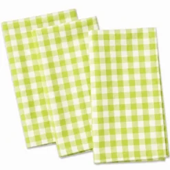 Tovagliolo su misura Indanthreen Quadretto Verde Lime