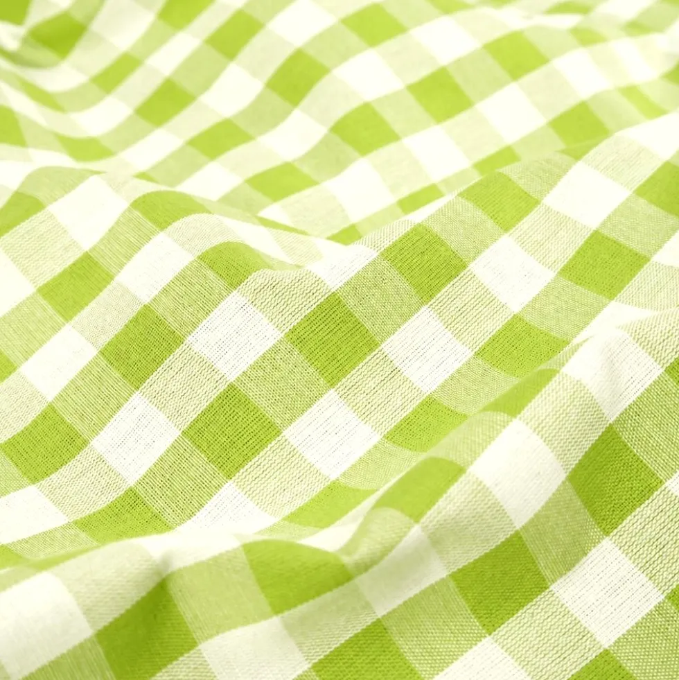 Tovagliolo su misura Indanthreen Quadretto Verde Lime