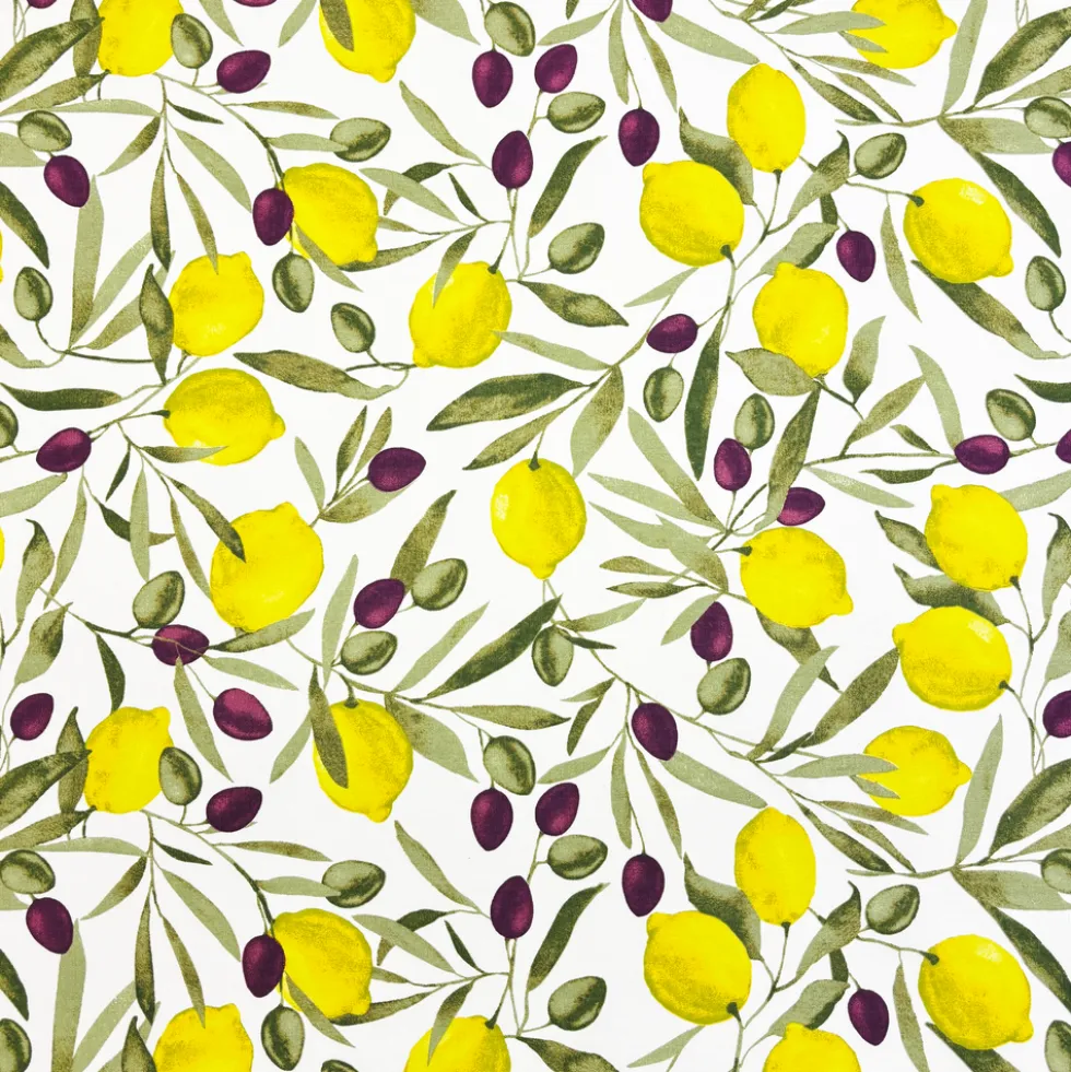 Tovagliolo su misura Limoni e Olive