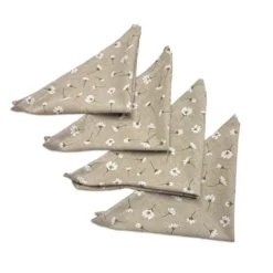 Tovagliolo su misura Margherite fondo Beige