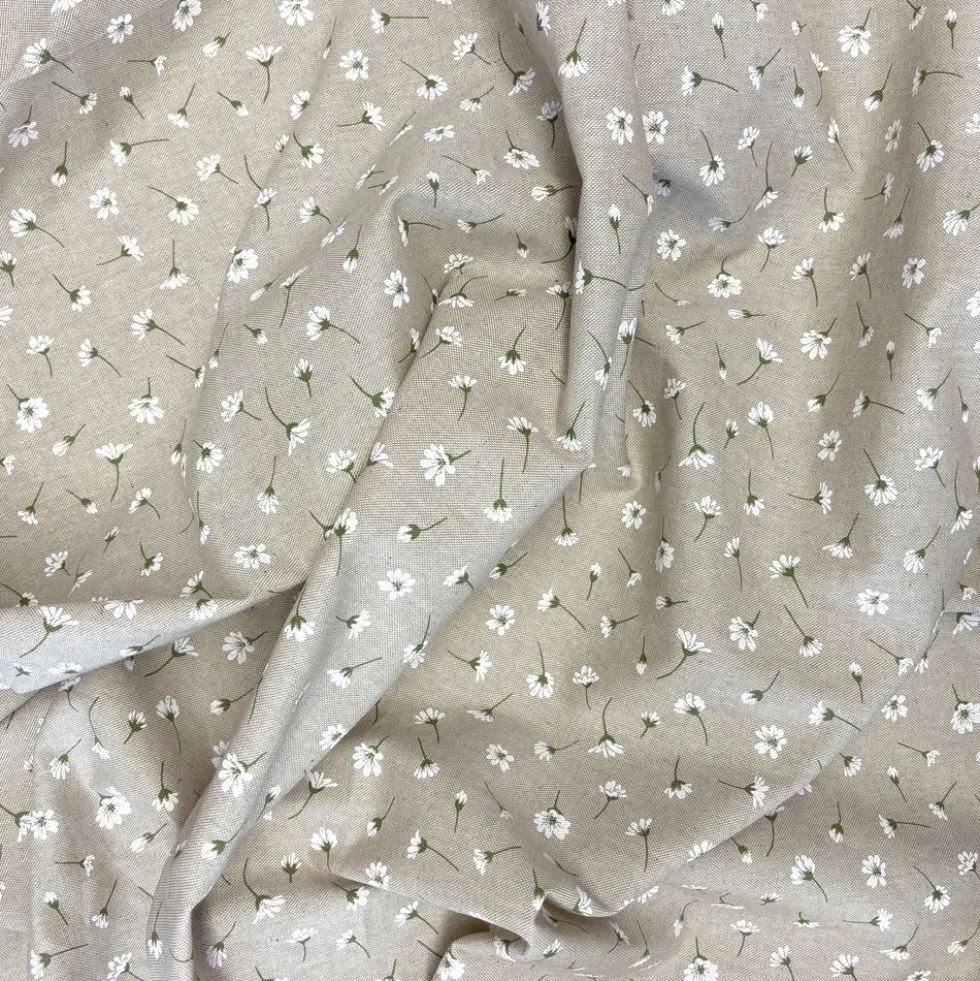 Tovagliolo su misura Margherite fondo Beige