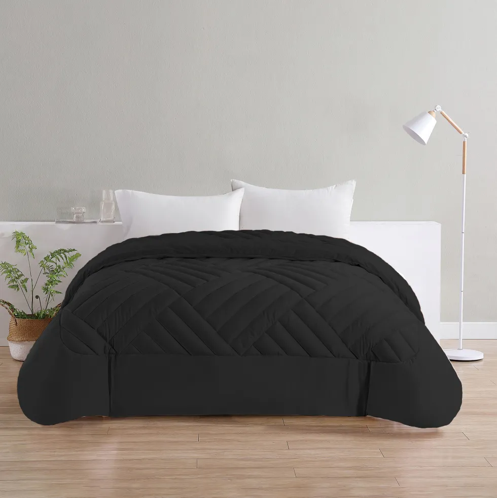 Trapunta matrimoniale Diaol Velvet Nero 260 x 260
