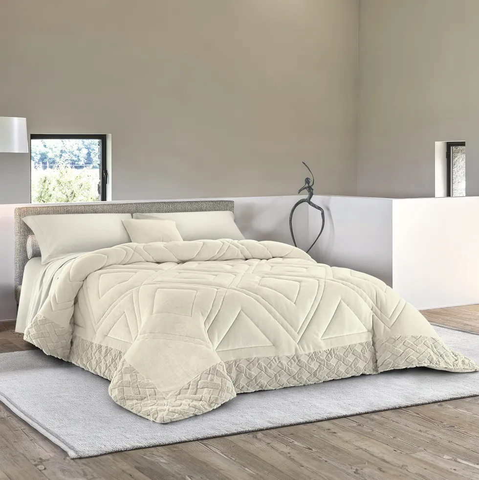 Trapunta matrimoniale Minsk Crema 260 x 260