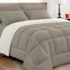 Trapunta Piazza e mezzo Double face Double' Fumo 210 x 260