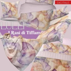 Trapuntino mezzastagione + coppia federe Lully stampa digitale matrimoniale