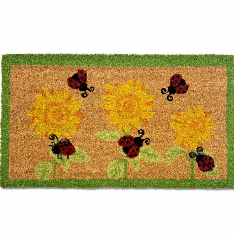 Zerbino Coccinelle e girasoli