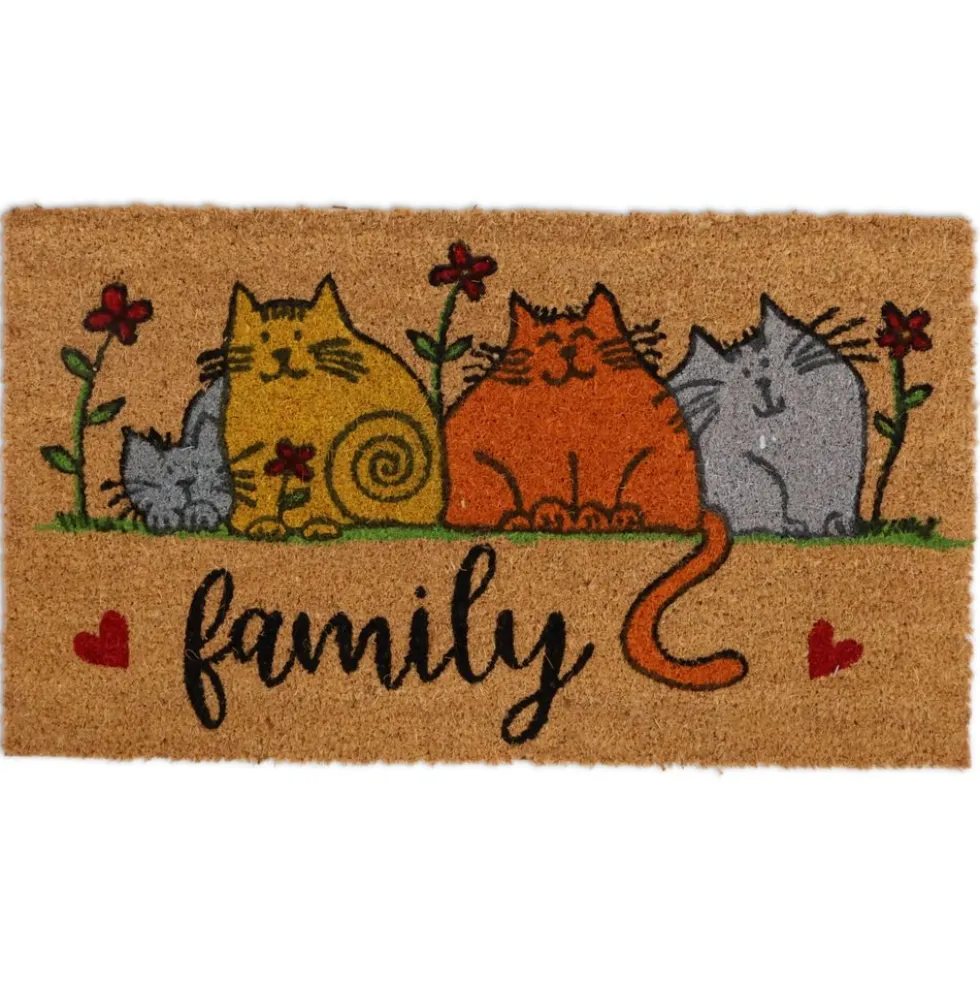 Zerbino in cocco Gatti Colorati Family