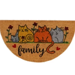 Zerbino in cocco mezzaluna Gatti Colorati Family